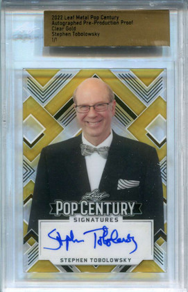 2022 Metal Pop Century Pre-Production Proof Gold Stephen Tobolowsky Auto 1/1