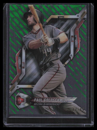 2018 Topps High Tek Magma Diffractors Green HTPG Paul Goldschmidt 67/99