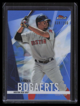 2017 Finest Blue Refractor 96 Xander Bogaerts 38/150