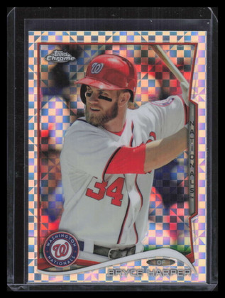 2014 Topps Chrome X-Fractor 150 Bryce Harper
