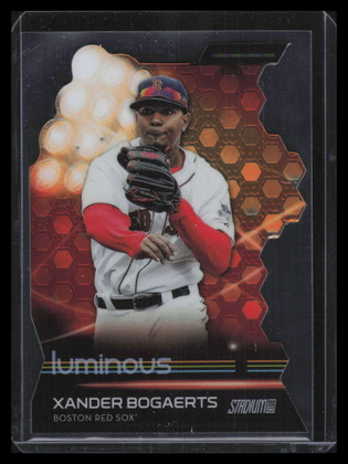 2014 Stadium Club Triumvirate Luminous t10a Xander Bogaerts Rookie