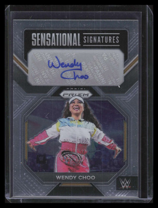 2023 Panini Prizm WWE Sensational Signatures 54 Wendy Choo Auto