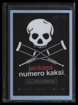 2022 Zerocool Jackass Movie Posters Holo mp8 Jackass Number Two: Finnish 20/100