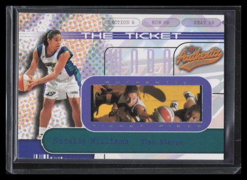 2002 Fleer Authentix WNBA The Ticket 14 Natalie Williams 391/495