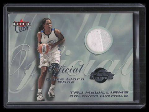 2000 Ultra WNBA Feel the Game 10 Taj McWilliams Game Worn Shoe F00257
