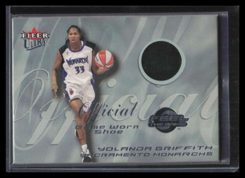 2000 Ultra WNBA Feel the Game 6 Yolanda Griffith Game Worn Shoe