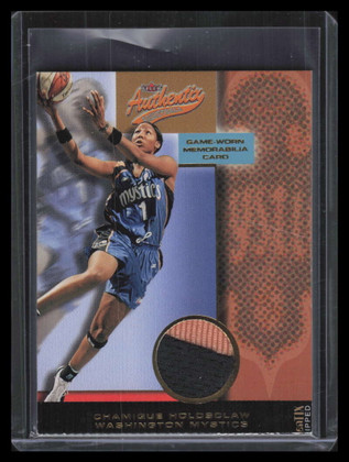 2002 Fleer Authentix WNBA Memorabilia Ripped 13 Chamique Holdsclaw Patch