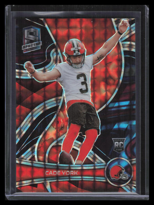 2022 Panini Spectra Interstellar 190 Cade York Rookie 59/60