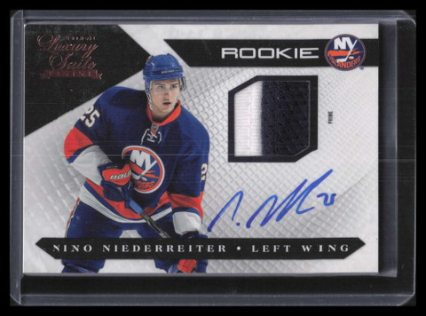 2010-11 Luxury Suite 142 Nino Niederreiter Rookie Patch Auto 258/299