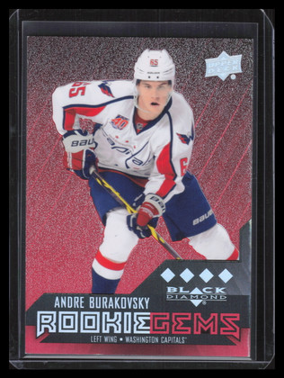 2014-15 Black Diamond Ruby 240 Andre Burakovsky Rookie 4/150 Quad Diamond