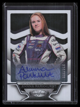 2016 Certified Potential Signatures 35 Ahnna Parkhurst Rookie Auto 24/299