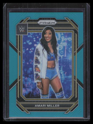 2023 Panini Prizm WWE Prizms Teal Refractor 149 Amari Miller 32/49