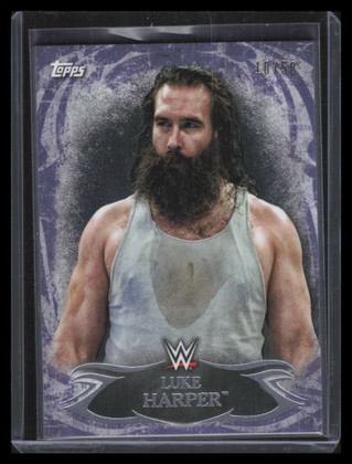 2015 Topps Undisputed WWE Purple 68 Luke Harper 10/50