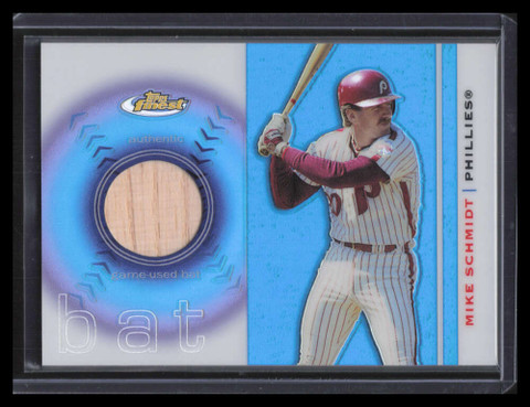 2003 Finest Bat Relics MS Mike Schmidt Bat