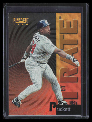 1996 Pinnacle First Rate 6 Kirby Puckett 126043