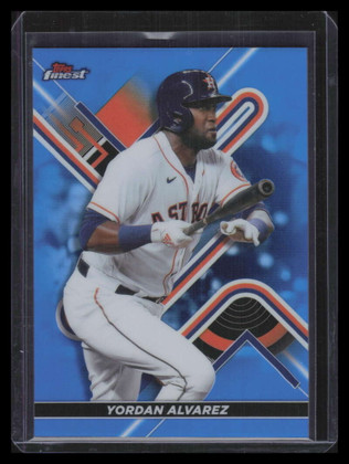 2022 Finest Blue Refractor 56 Yordan Alvarez 24/150