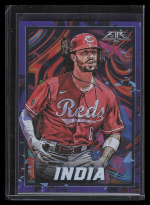 2022 Topps Fire Purple 59 Jonathan India 23/99