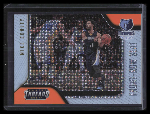 2016-17 Panini Threads Front-Row Seat Proof Dazzle Orange 11 Mike Conley 13/25