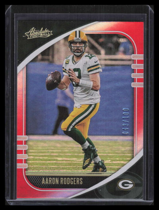 2020 Absolute Spectrum Red 92 Aaron Rodgers 43/100