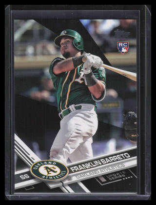 2017 Topps Update Black us279 Franklin Barreto Rookie 64/66