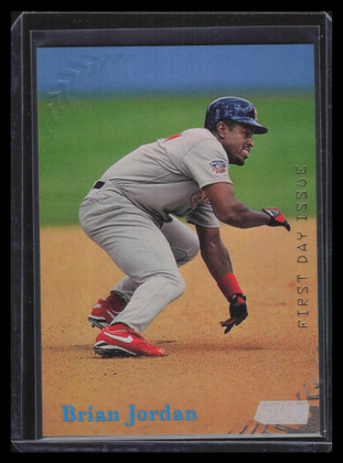 1998 Stadium Club First Day Issue 17 Brian Jordan 176/200