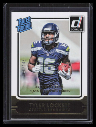 2015 Donruss Stat Line Season 218 Tyler Lockett RR Rated Rookie 88/143