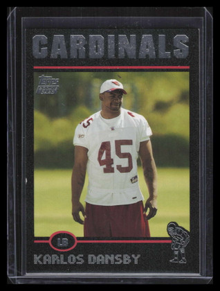 2004 Topps Black 381 Karlos Dansby Rookie 99/150