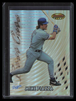 1997 Bowman's Best Best Cuts Refractor bc8 Mike Piazza