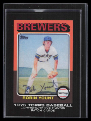 2014 Topps Manufactured Commemorative Rookie Patch rcp10 Robin Yount 1975 Patch