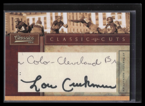 2010 Classics Classic Cuts 49 Lou Creekmur Cut Auto 3/5