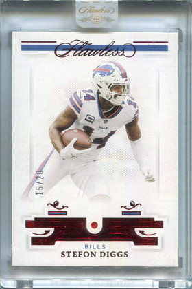 2021 Panini Flawless 40 Stefon Diggs Ruby Gem 15/20