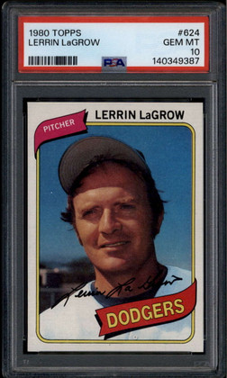 1980 Topps 624 Lerrin LaGrow PSA 10 GEM MT