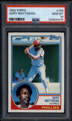 1983 Topps 780 Gary Matthews PSA 10 GEM MT 128609979