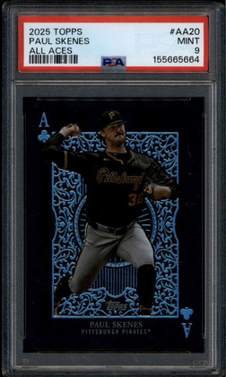 2025 Topps All Aces aa20 Paul Skenes PSA 9 MINT