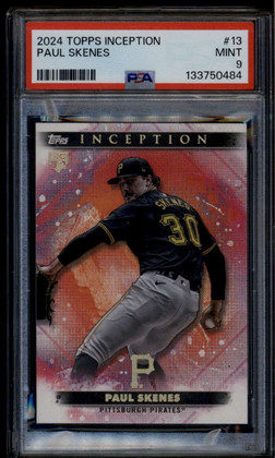2024 Topps Inception 13 Paul Skenes Rookie RC PSA 9 MINT