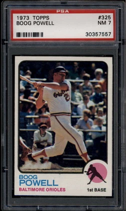 1973 Topps 325 Boog Powell PSA 7 NM