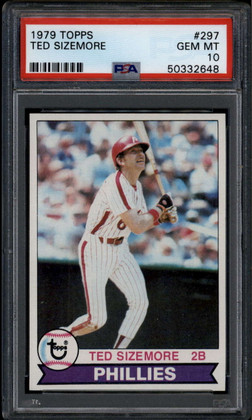 1979 Topps 297 Ted Sizemore PSA 10 GEM MT 50332648