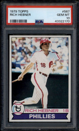 1979 Topps 567 Rich Hebner PSA 10 GEM MT