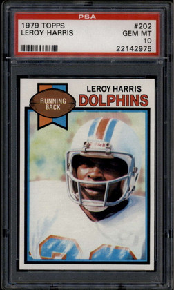 1979 Topps 202 Leroy Harris Rookie RC PSA 10 GEM MT
