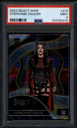 2024 Select WWE 215 stephanie Vaquer Rookie RC Ringside PSA 9 MINT