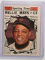 DELETE 9769 1961 Topps Willie Mays #579 AS EX+ *44796