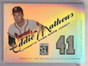 DELETE 16908 2001 Topps Tribute Retired Numbers Eddie Mathews jersey #RJ-EM *69890