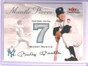 DELETE 18002 2000 Fleer Tradition Mickey Mantle Number Pieces Jersey *70993