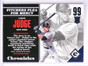 DELETE 18685 2017 Panini CHronicles Aaron Judge Rookie RC #D167/499 #110 *71495