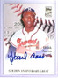 DELETE 21431 2001 Topps Golden Anniversary Hank Aaron autograph auto #GAA-HA *74398