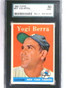 DELETE 22334 1958 Topps Yogi Berra #370 SGC 50 VG/EX  *75109