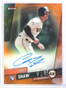 2019 Topps Finest Orange Refractor Chris Shaw Rookie Autograph #D09/25 *78038