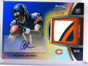 2012 Bowman Sterling Blue Refractor Alshon Jeffery Autograph Patch RC #/99 *78148