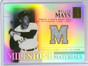 DELETE 25665 2002 Topps Tribute Milestone Relics Uniform Willie Mays jersey #MIM-WM *78556