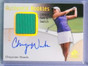 2013 SP Authentic Golf Limited Cheyenne Woods Rookie RC Shirt Autograph #037/100